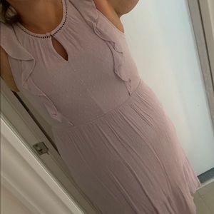 Light purple midi dress